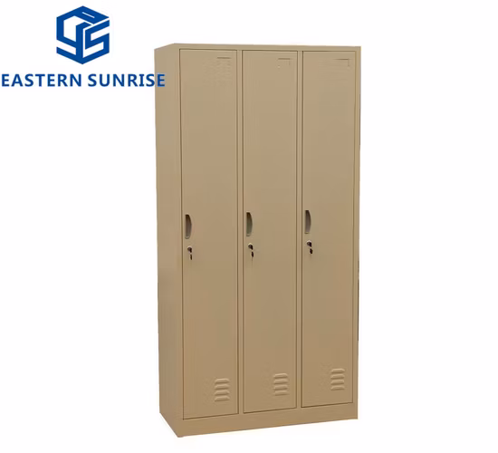 Wäschespind aus Metall für Schüler mit 3 Türen