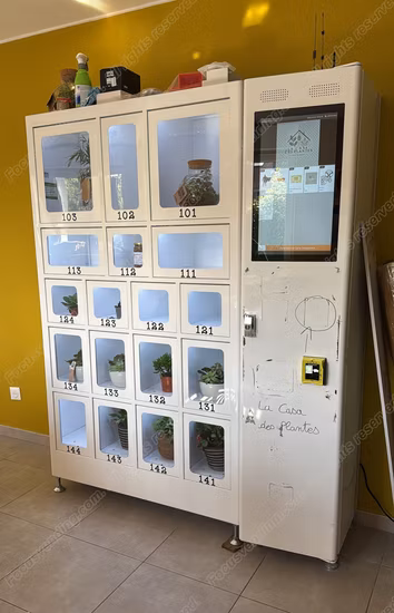 Intelligentes Paketschließfach rund um die Uhr für den Innenbereich